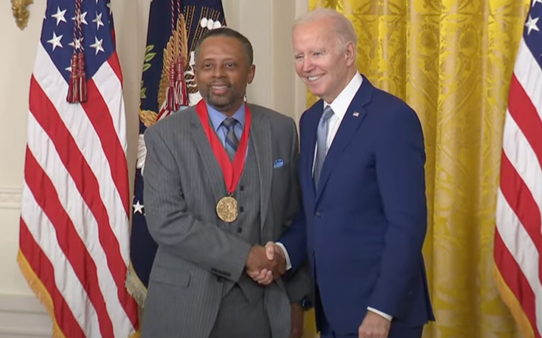 Earl Lewis National Humanities medal recipient